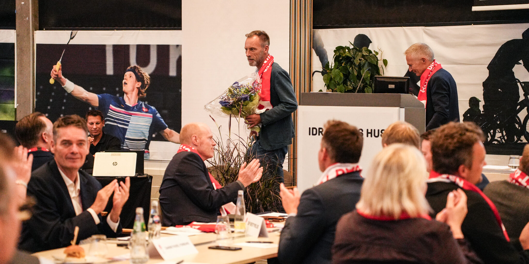 Dansk Padel Forbunds formand, Frederik Bentler, til DIF's repræsentantskabsmøde d. 3. oktober 2025.